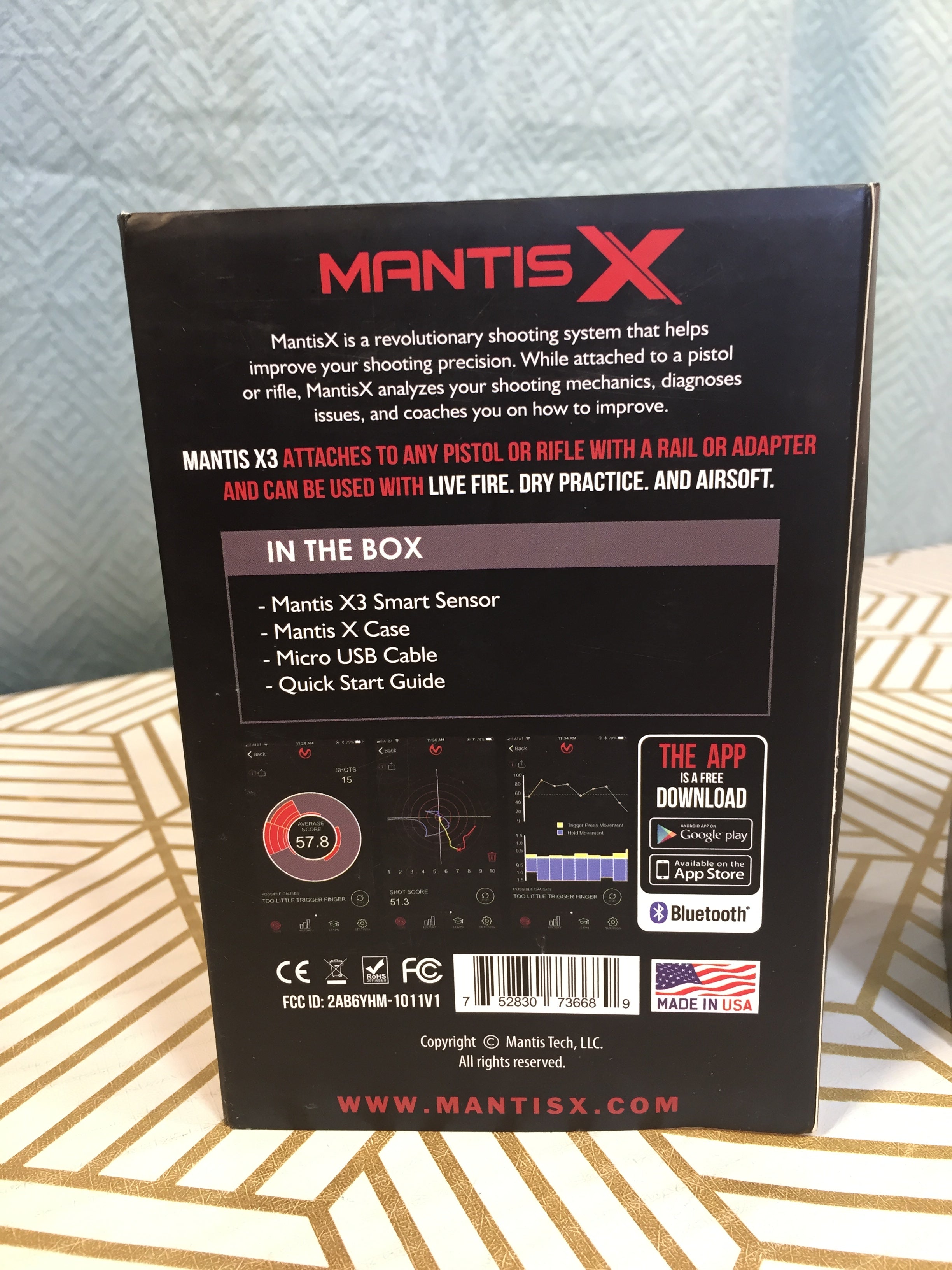 Mantis X3 Shooting Performance System - Real-Time Tracking, Analysis, Diagnostics (7753168519406)